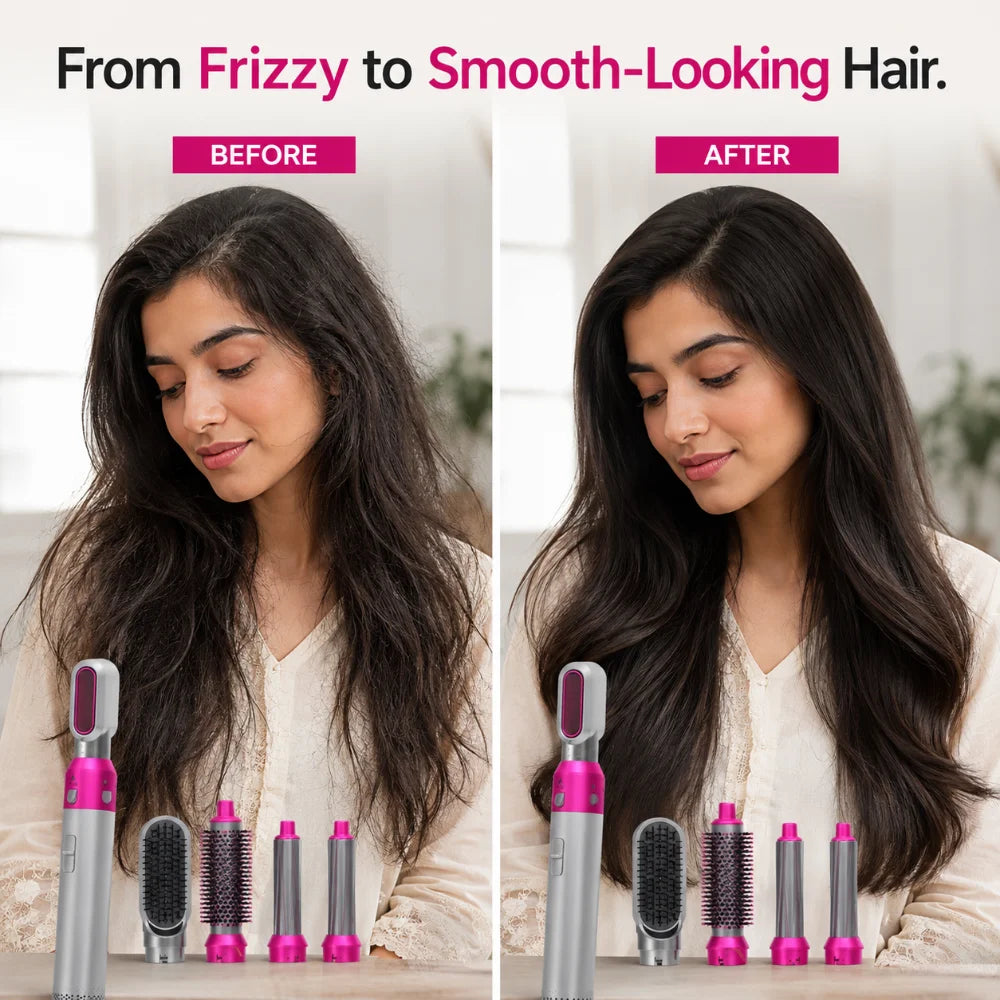 StyleMaster 6-in-1 Hair Styler – Salon-Quality Curls, Waves & Volume at Home