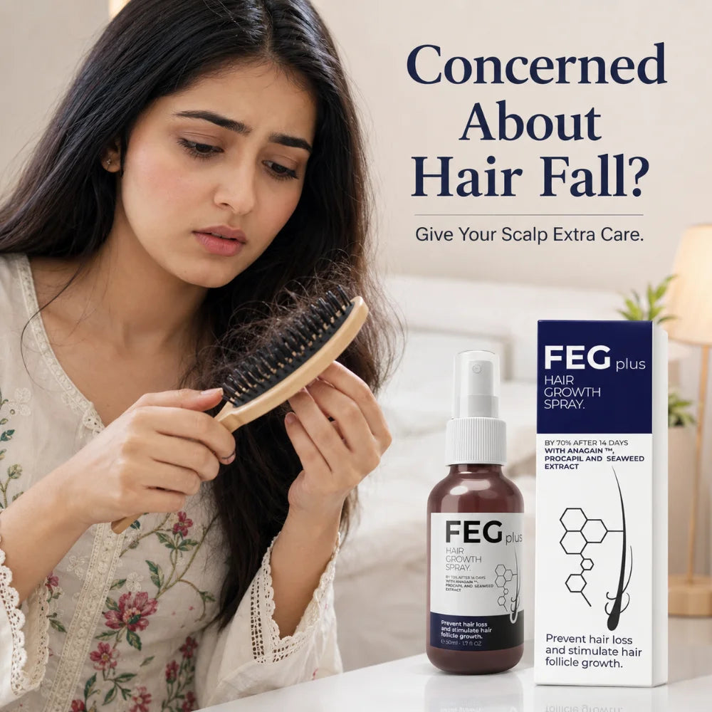 FEG Plus Hair Growth Spray – Clinically-Inspired Formula for Thicker, Fuller Hair