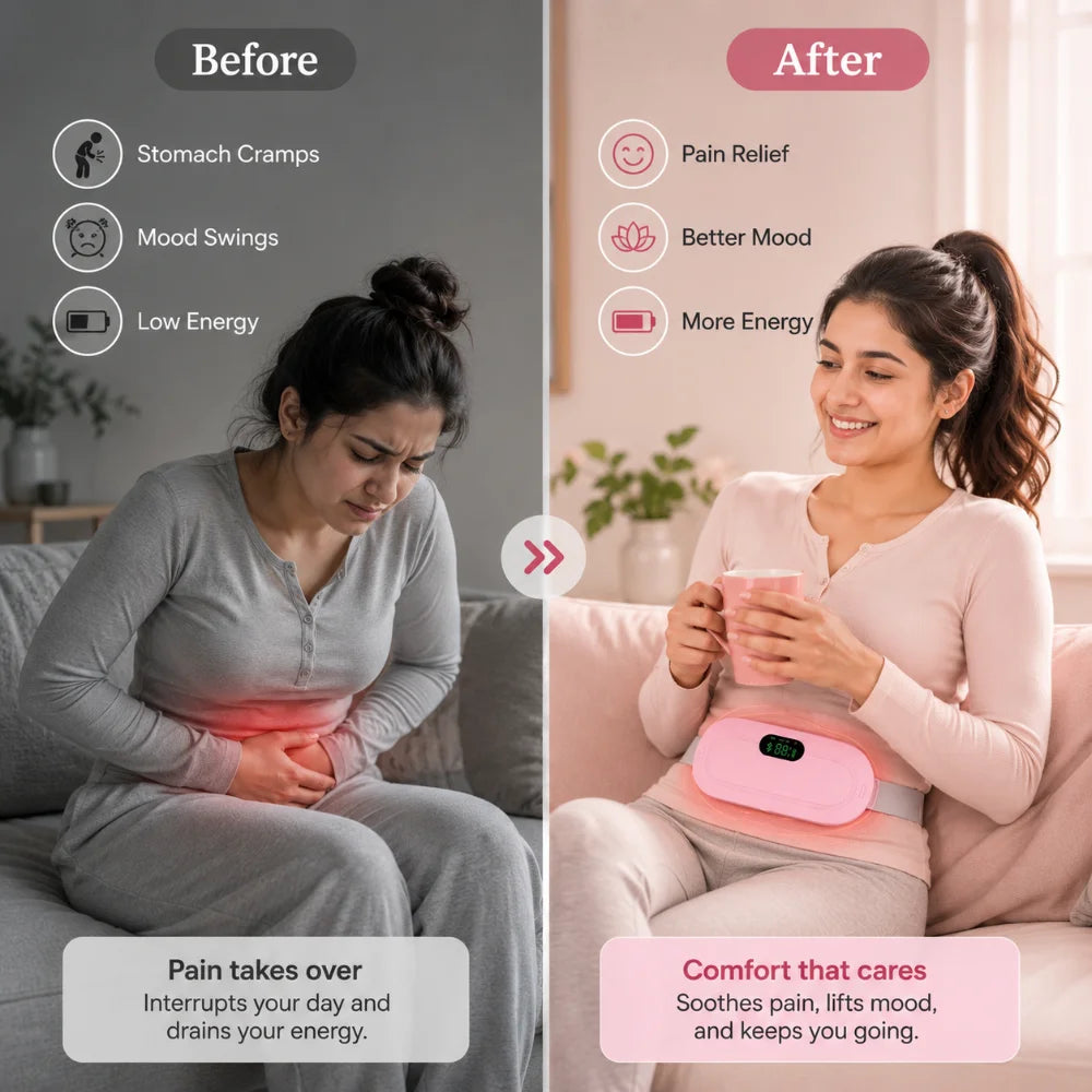 Heatwave Cramp-Relief Belt – Instant Period Pain Relief