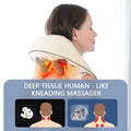 Get Livora neck and back deep tissue massager showing ergonomic design and massage nodes for muscle relief.