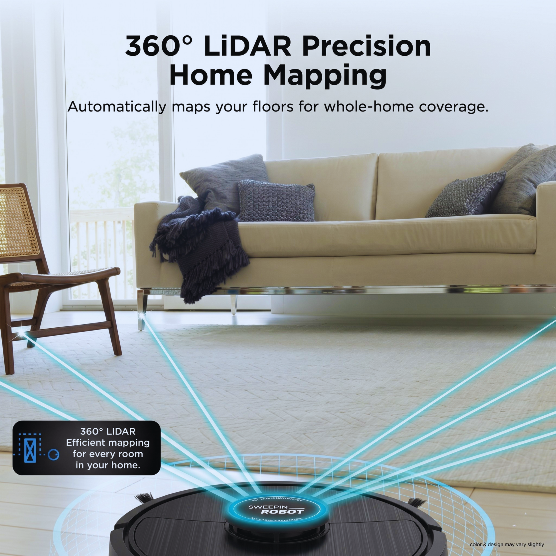 Get Livora Nano Robot Cleaner vacuum cleaner with compact design and advanced navigation for efficient home cleaning.